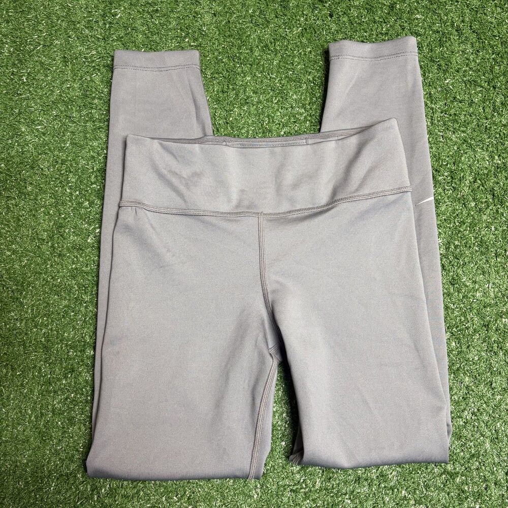 Nike Women’s Gray Leggings Small Athletic High‑Rise Stretch Workout Pants